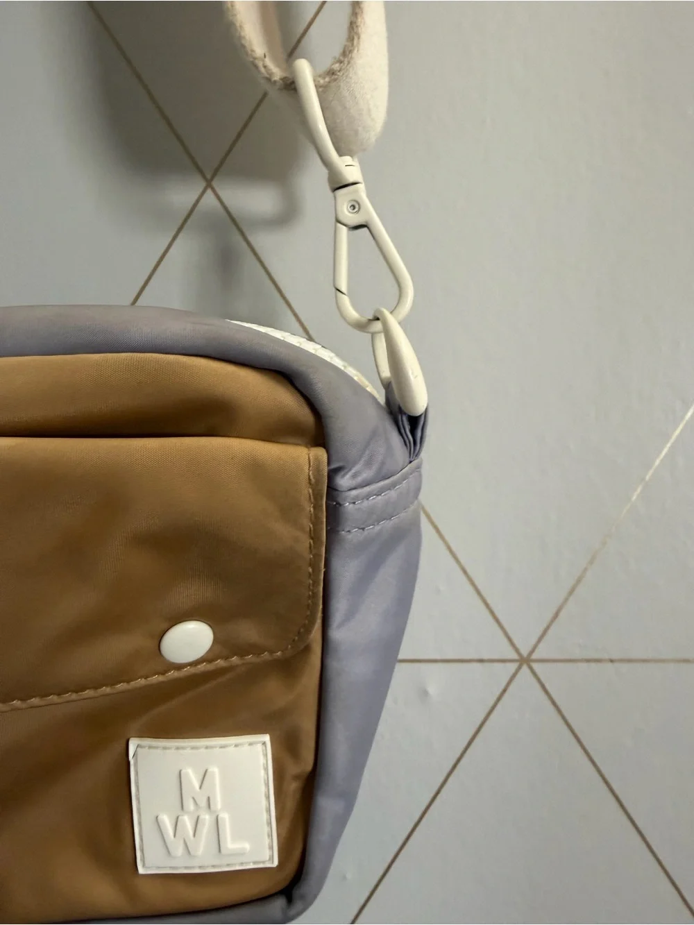 Madewell (Re)sourced Camera Bag Earthen Sand Multi Crossbody NC648 Colorblock